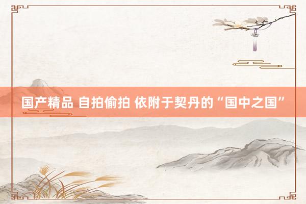 国产精品 自拍偷拍 依附于契丹的“国中之国”